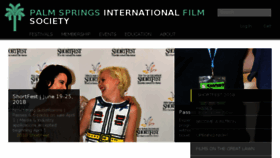 What Psfilmfest.org website looked like in 2018 (6 years ago)