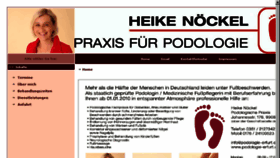 What Podologie-erfurt.de website looked like in 2018 (6 years ago)
