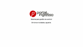 What Portaldoingresso.com.br website looked like in 2018 (6 years ago)