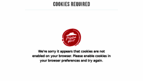 What Pizzahut.com.au website looked like in 2018 (6 years ago)