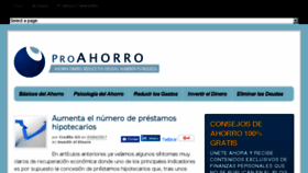 What Proahorro.com website looked like in 2018 (6 years ago)