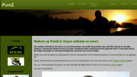 What Pumz.nl website looked like in 2018 (6 years ago)