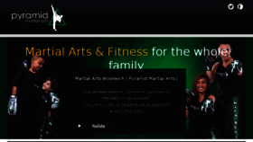 What Pyramidmartialarts.com website looked like in 2018 (6 years ago)
