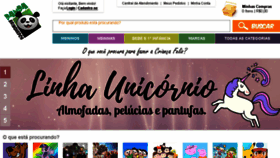 What Pandabrinquedos.com.br website looked like in 2018 (6 years ago)
