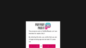 What Puffpuffpassit.com website looked like in 2018 (6 years ago)