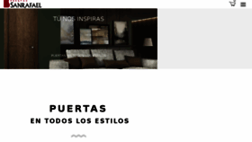 What Puertassanrafael.es website looked like in 2018 (6 years ago)