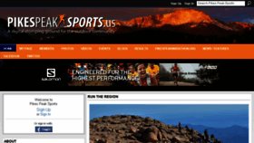 What Pikespeaksports.us website looked like in 2018 (6 years ago)