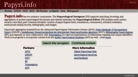 What Papyri.info website looked like in 2018 (6 years ago)