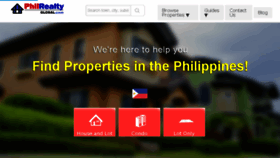 What Philrealtyglobal.com website looked like in 2018 (6 years ago)