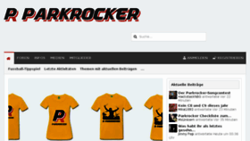 What Parkrocker.net website looked like in 2018 (6 years ago)