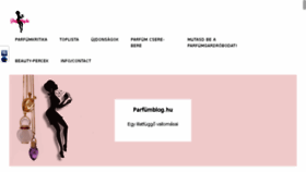What Parfumblog.hu website looked like in 2018 (6 years ago)