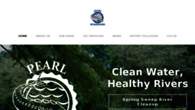 What Pearlriverkeeper.com website looked like in 2018 (6 years ago)
