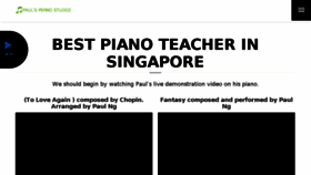 What Pianoteacherinsingapore.com website looked like in 2018 (6 years ago)