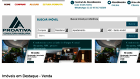 What Proativaimoveis.com.br website looked like in 2018 (6 years ago)