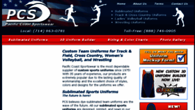 What Pcsportswear.com website looked like in 2018 (6 years ago)