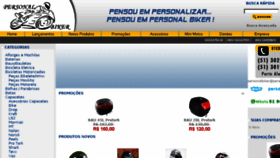 What Personalbiker.com.br website looked like in 2018 (6 years ago)