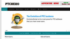 What Ptchero.com website looked like in 2018 (6 years ago)