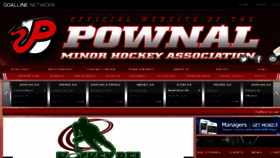 What Pownalminorhockey.com website looked like in 2018 (6 years ago)