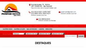 What Patrivamimoveis.com.br website looked like in 2018 (6 years ago)