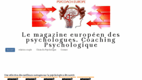 What Psycoach.eu website looked like in 2018 (6 years ago)