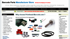 What Printhead-barcode.com website looked like in 2018 (6 years ago)