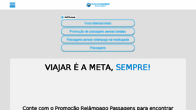 What Promocaorelampagopassagens.com website looked like in 2018 (6 years ago)