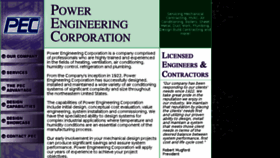 What Powerengineeringcorp.com website looked like in 2018 (6 years ago)