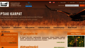 What Ptakikarpat.pl website looked like in 2018 (6 years ago)