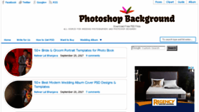 What Photoshop--background.blogspot.com website looked like in 2018 (6 years ago)