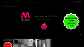 What Plaisirs-meubles.be website looked like in 2018 (6 years ago)