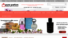 What Pure-parfum.com.ua website looked like in 2018 (6 years ago)