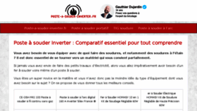 What Poste-a-souder-inverter.fr website looked like in 2018 (6 years ago)
