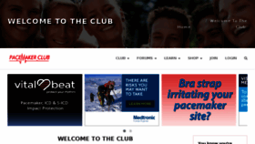What Pacemakerclub.com website looked like in 2018 (6 years ago)