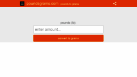 What Poundsgrams.com website looked like in 2018 (7 years ago)