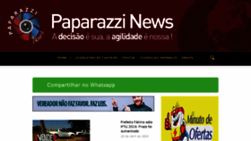 What Paparazzinews.com.br website looked like in 2018 (7 years ago)
