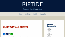 What Pacificariptide.com website looked like in 2018 (6 years ago)