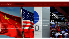 What Prensadigital.cl website looked like in 2018 (8 years ago)