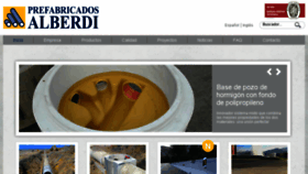 What Prefabricadosalberdi.com website looked like in 2018 (6 years ago)