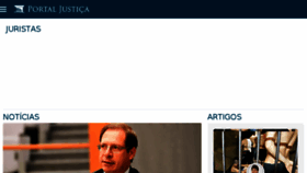 What Portaljustica.com.br website looked like in 2018 (6 years ago)
