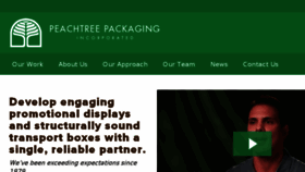 What Peachtreepackaging.com website looked like in 2018 (6 years ago)