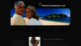 What Pensioncomparison.com website looked like in 2018 (6 years ago)