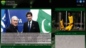 What Pakfootball.org website looked like in 2018 (6 years ago)