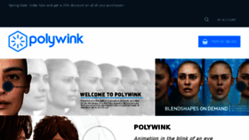 What Polywink.com website looked like in 2018 (6 years ago)