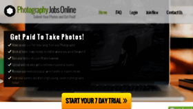 What Photography-jobs.net website looked like in 2018 (6 years ago)