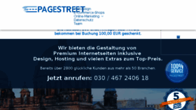 What Pagestreet.de website looked like in 2018 (6 years ago)