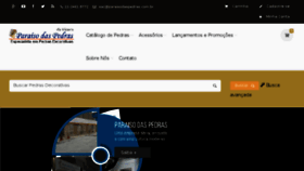 What Paraisodaspedras.com.br website looked like in 2018 (6 years ago)