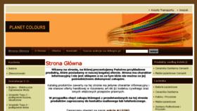What Planetcolours.pl website looked like in 2018 (6 years ago)