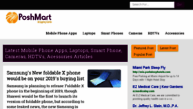 What Poshmart.com website looked like in 2018 (6 years ago)