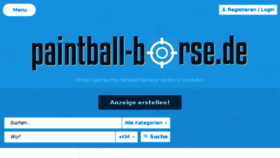 What Paintball-boerse.de website looked like in 2018 (6 years ago)