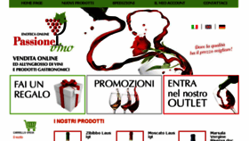 What Passionevino.net website looked like in 2018 (6 years ago)